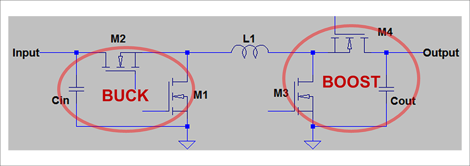 图6 降压-升压转换器的电路图