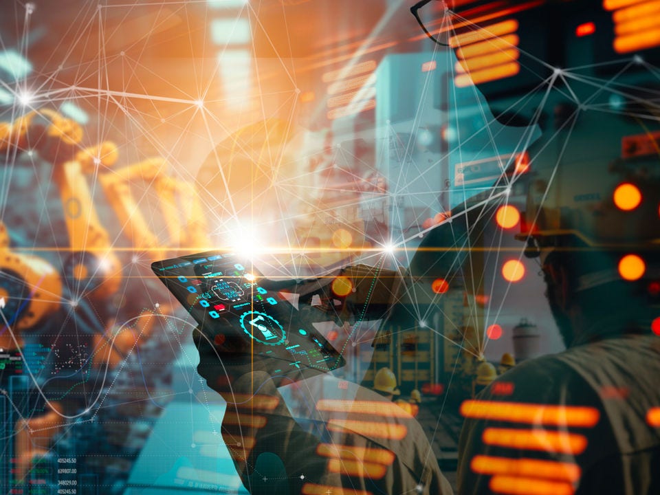 Networked robotic arms