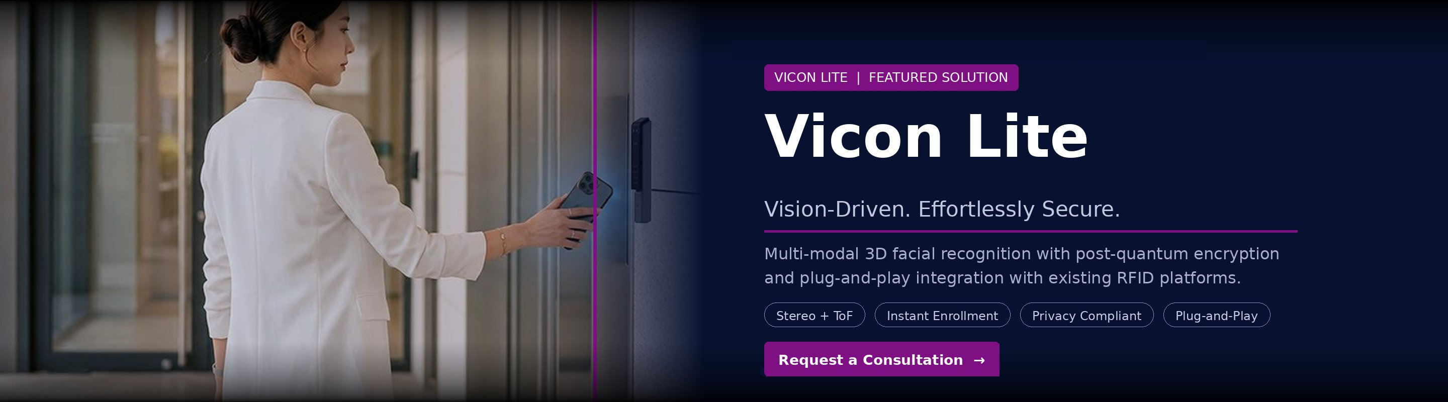 Vicon Lite hero banner