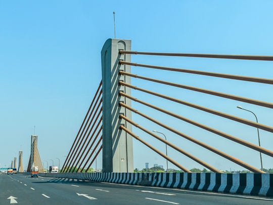 Roads, bridges, wires