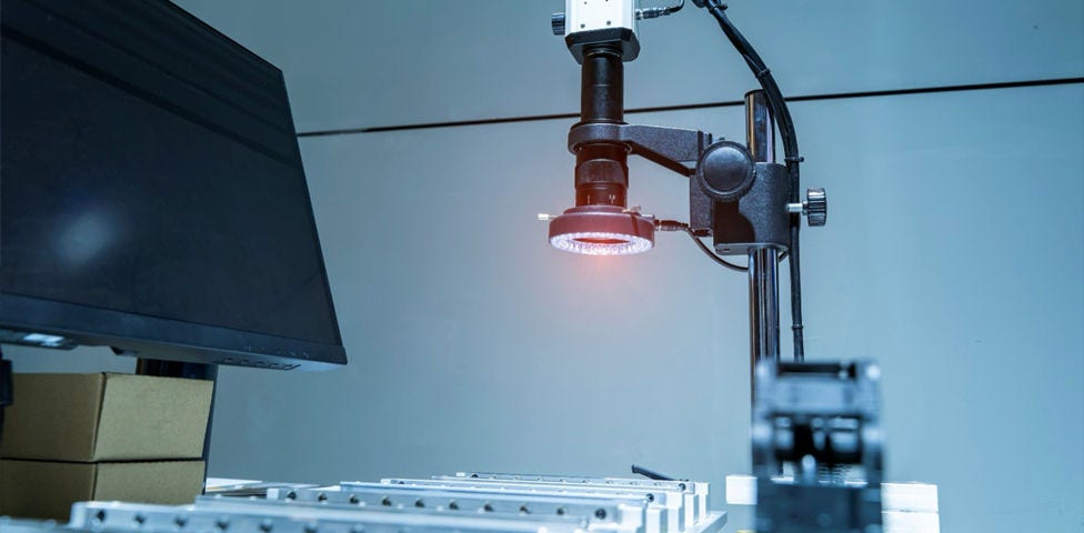 Image sensor with monitor in fab or lab for machine vision and industrial automation
