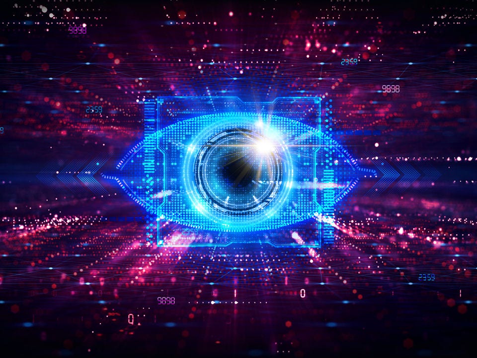 Machine eye surveillance in data field