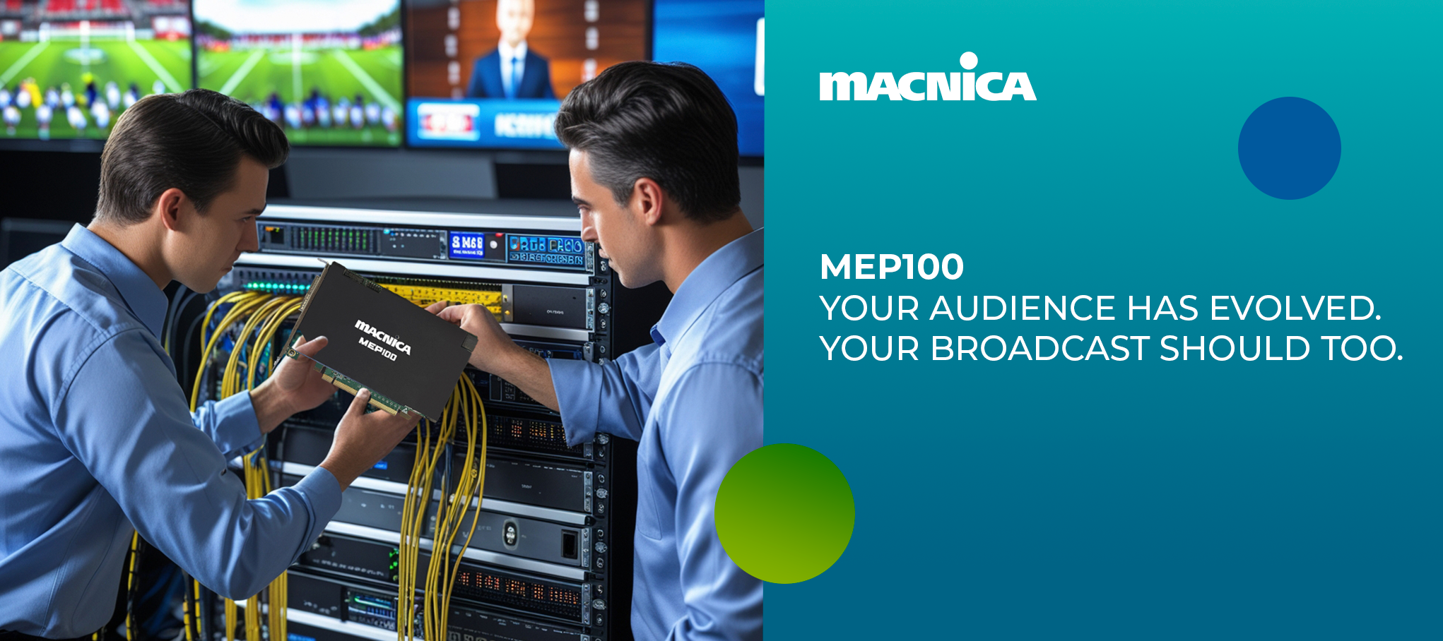 MEP100 for broadcasters and TV operators: SDI to IP migration with efficiency