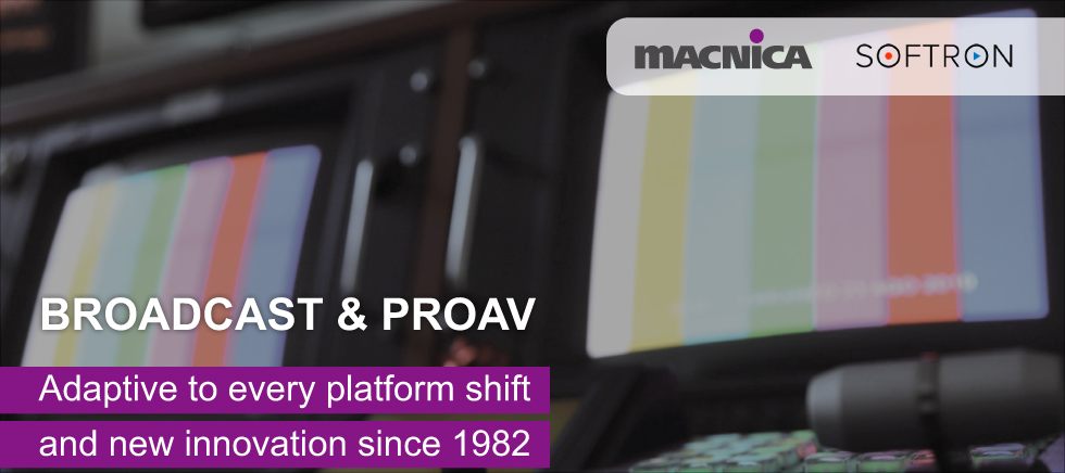 Broadcast & ProAV: Adaptive to every platform shift and new innovation since 1982