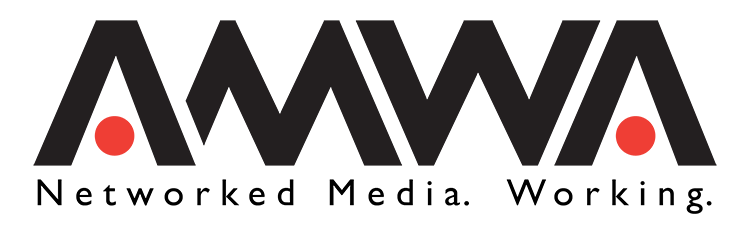 Advanced Media Workflow Association (AMWA) logo