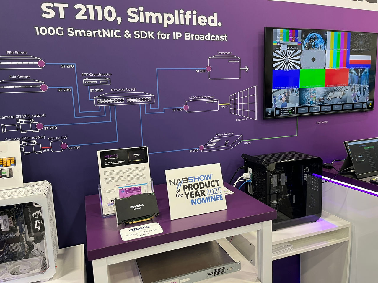 Macnica booth at NAB 2025