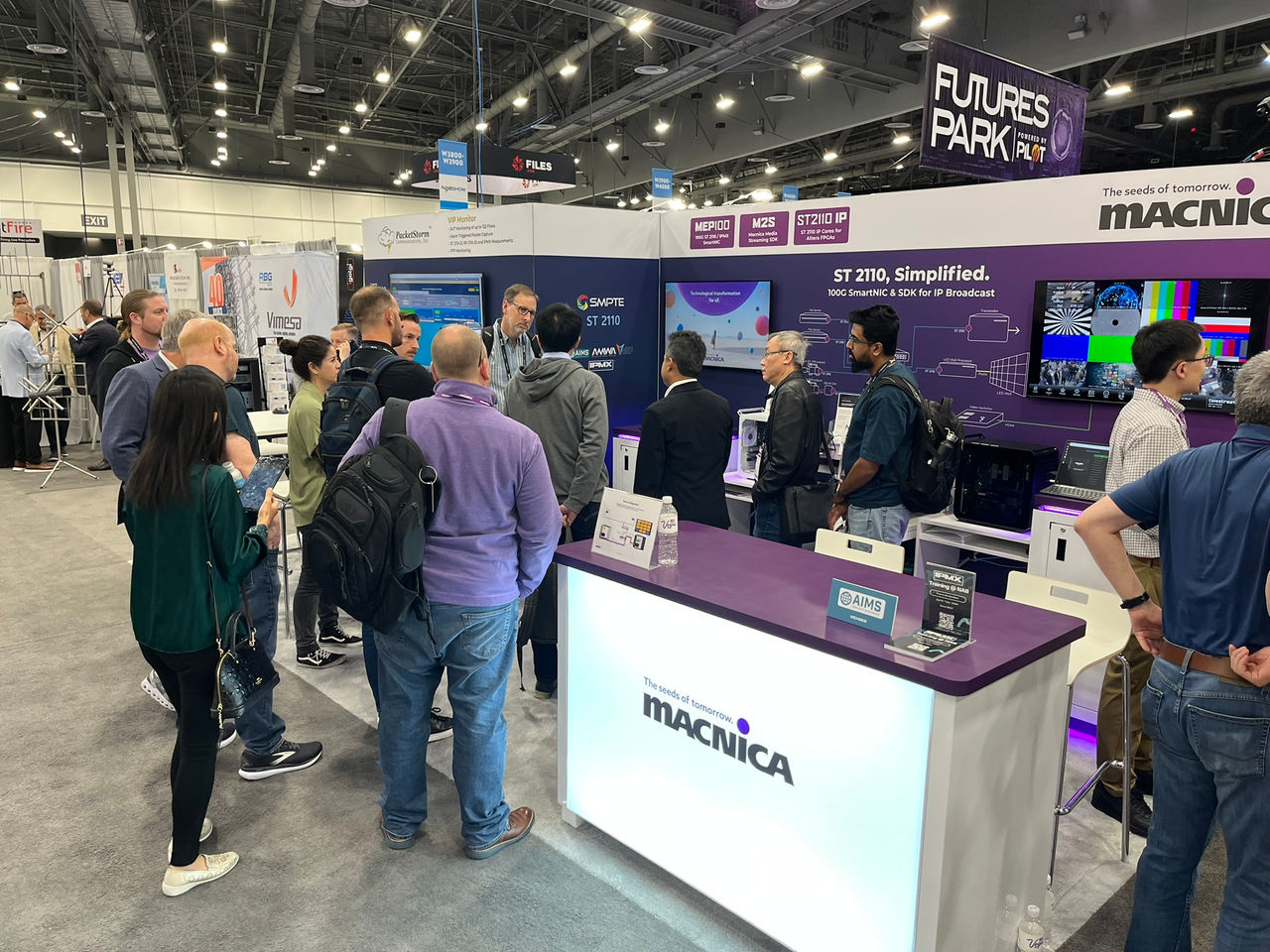 Macnica booth at NAB 2025