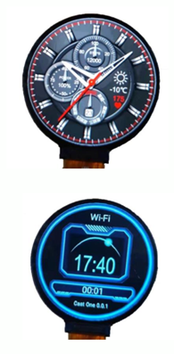 Round LCD Displays from MACNICA
