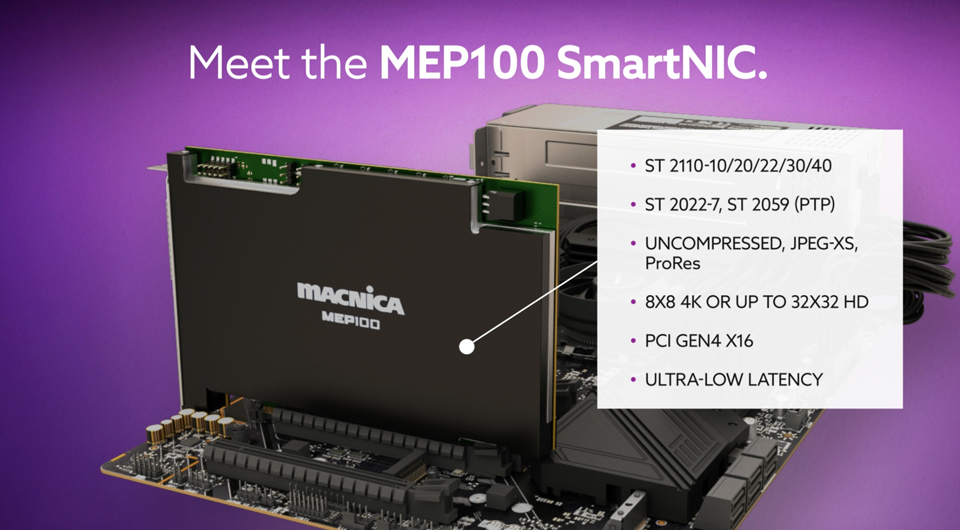 Meet the MEP100 SmartNIC.