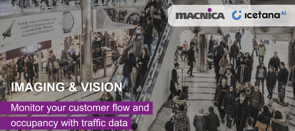 Imaging & Vision: Monitor your customer flow and occupancy with traffic data