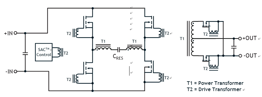 SAC全橋拓撲結構