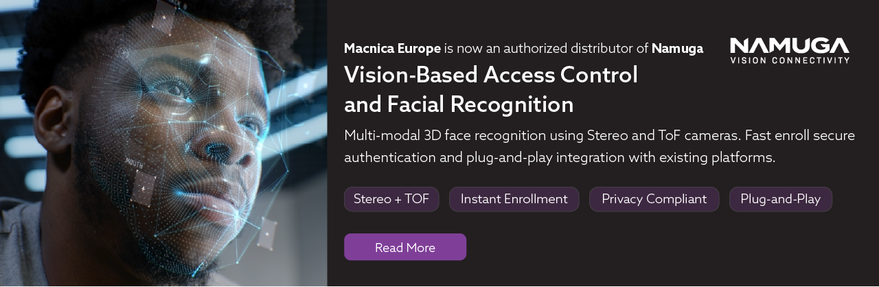 Namuga vision-based access control and facial recognition system