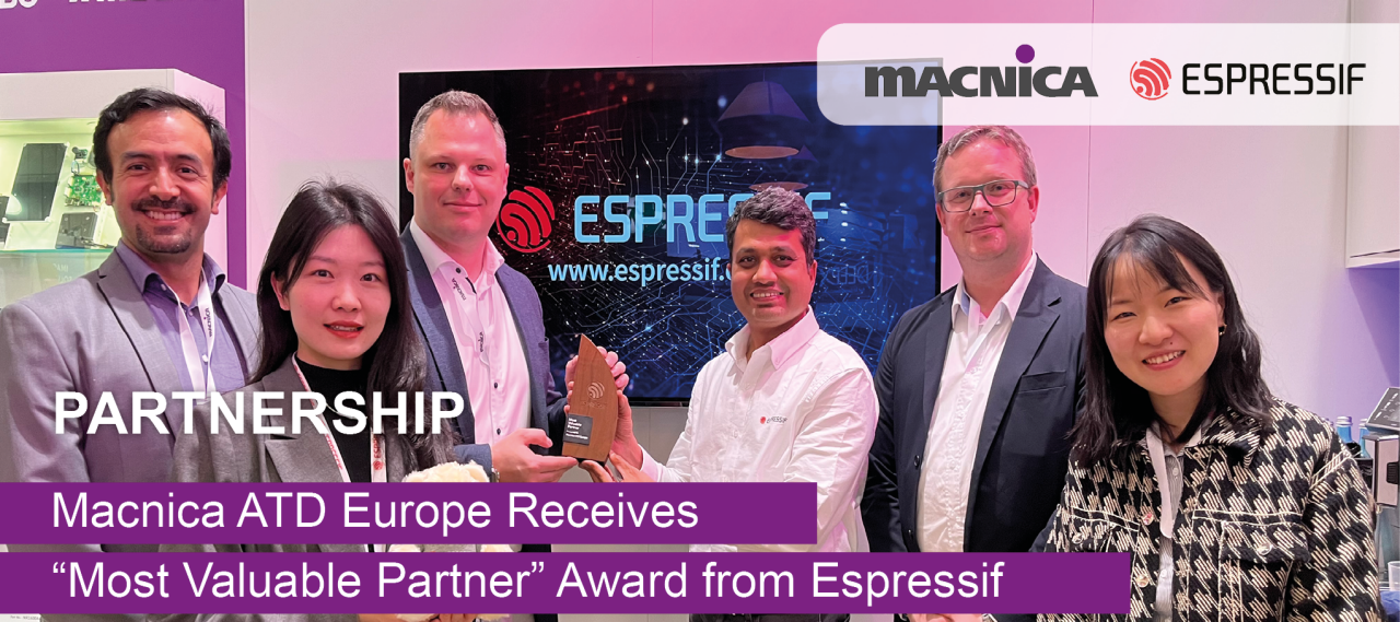Macnica ATD Europe Receives "Most Valuable Partner" Award from Espressif
